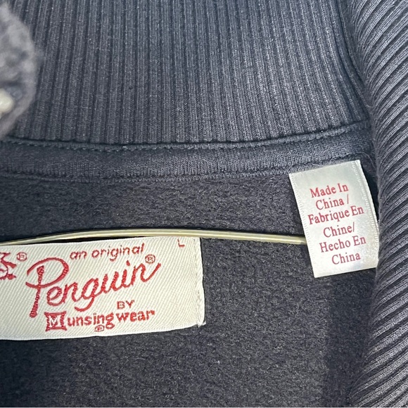 PENGUIN Half Zip Sweater Men's‎ Long Sleeve Size large - Picture 7 of 8